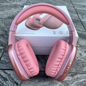 Headphones PG02 Wireless Bluetooth - Pink